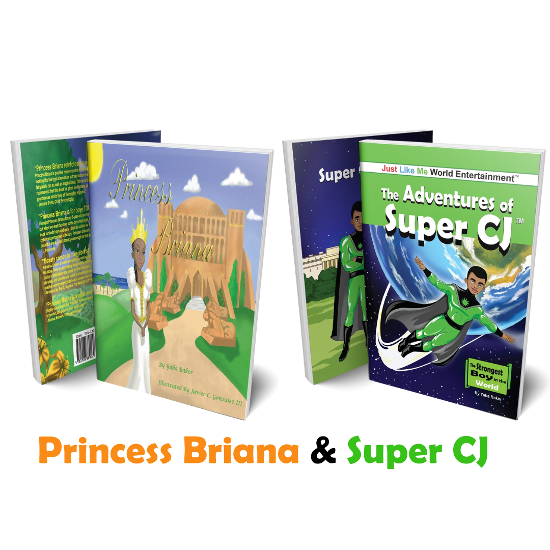 Donate the Princess Briana & Super CJ books to At-Risk Children