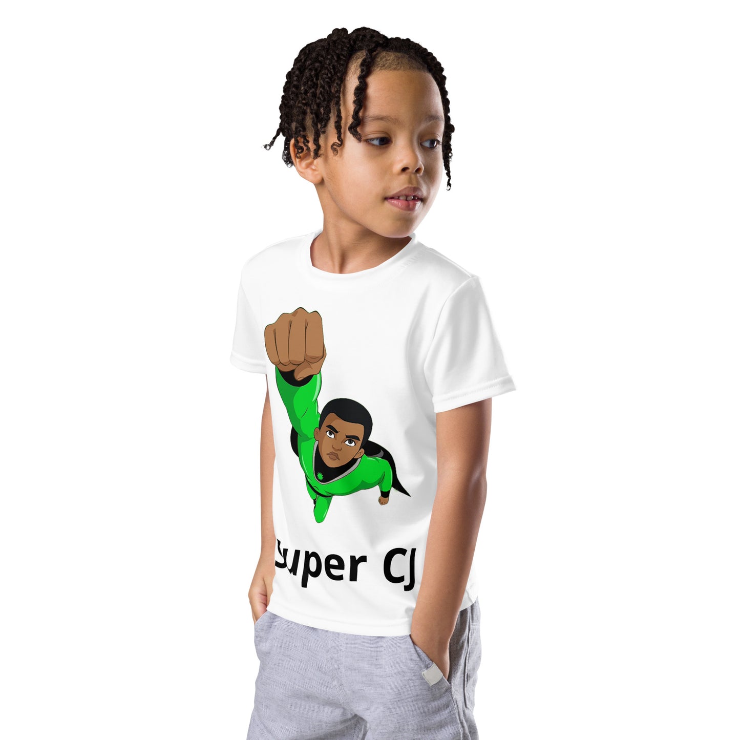 Super CJ Kids crew neck t-shirt