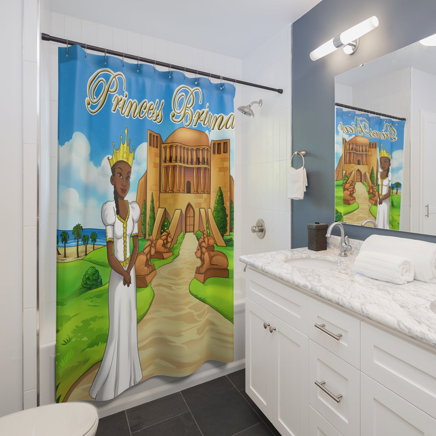 Princess Briana Shower Curtain