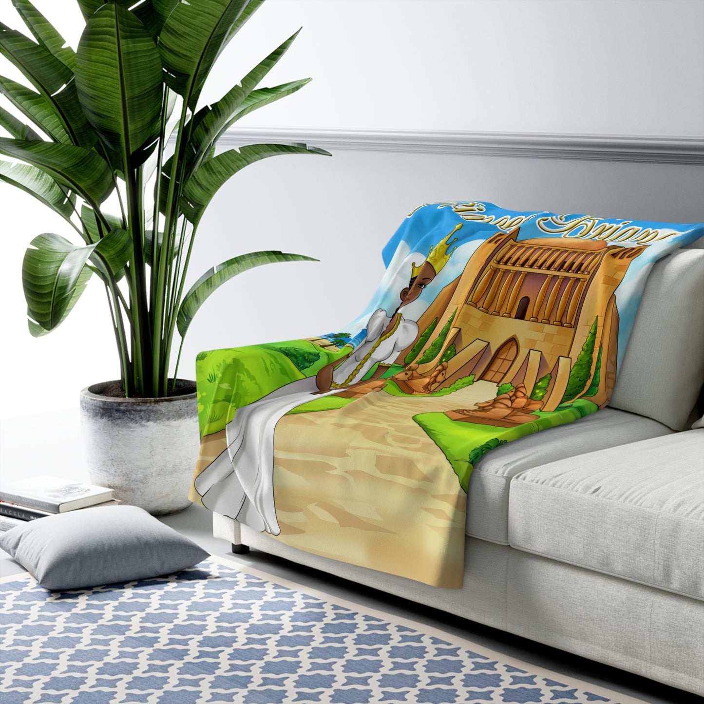 Princess Briana Sherpa Fleece Blanket