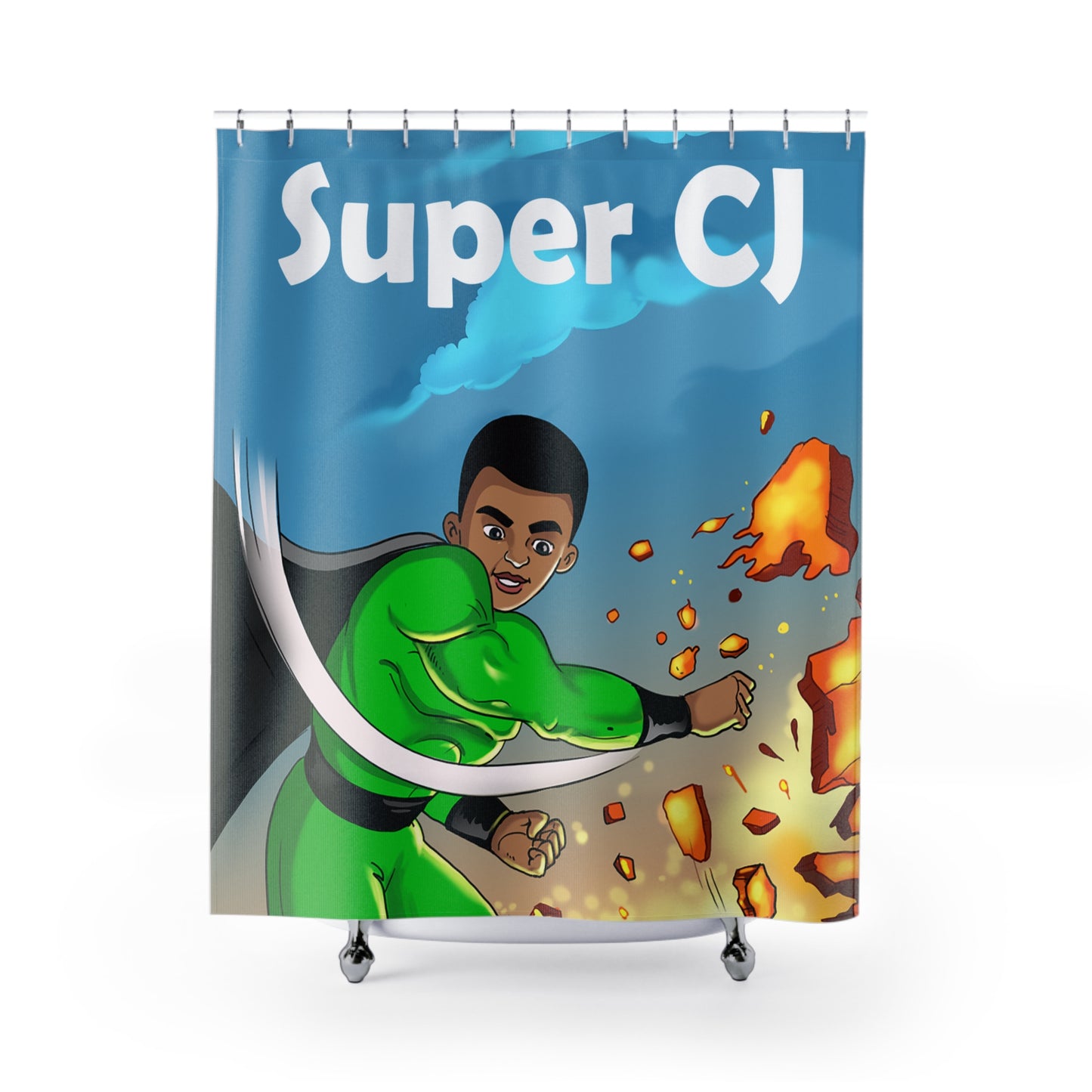 Super CJ Shower Curtains