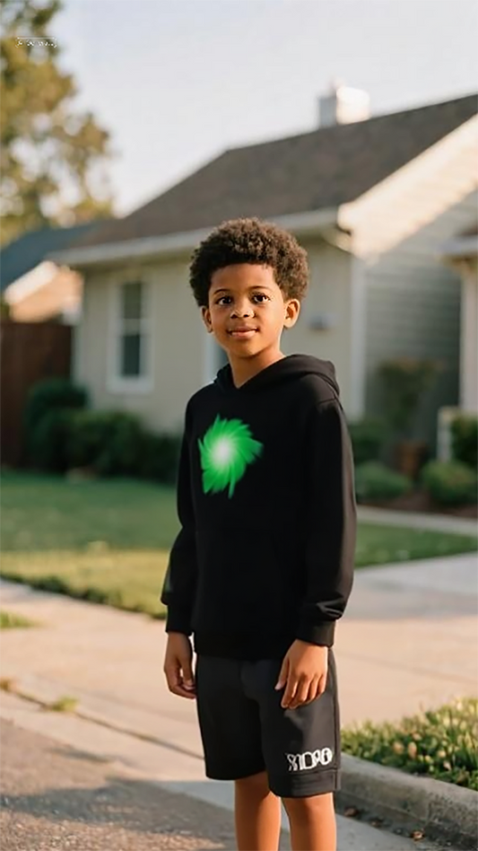 Overcoming All Obstacles: The Super CJ Green Starburst Sweatshirt