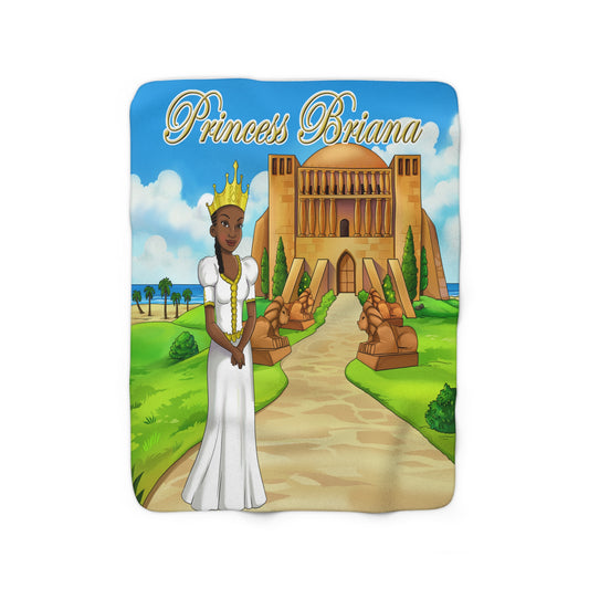Princess Briana Sherpa Fleece Blanket